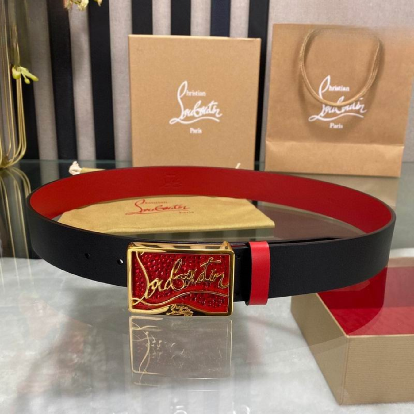 Red Bottom Signature Belt