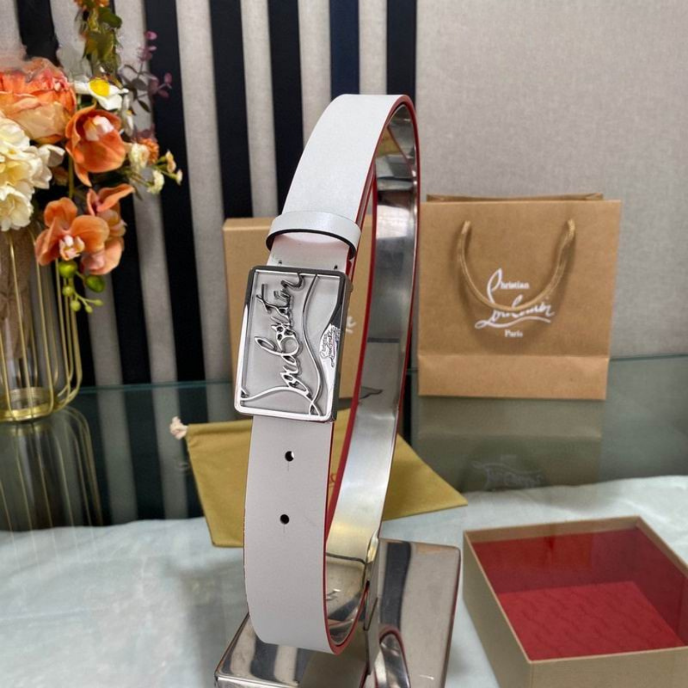 Red Bottom Signature Belt
