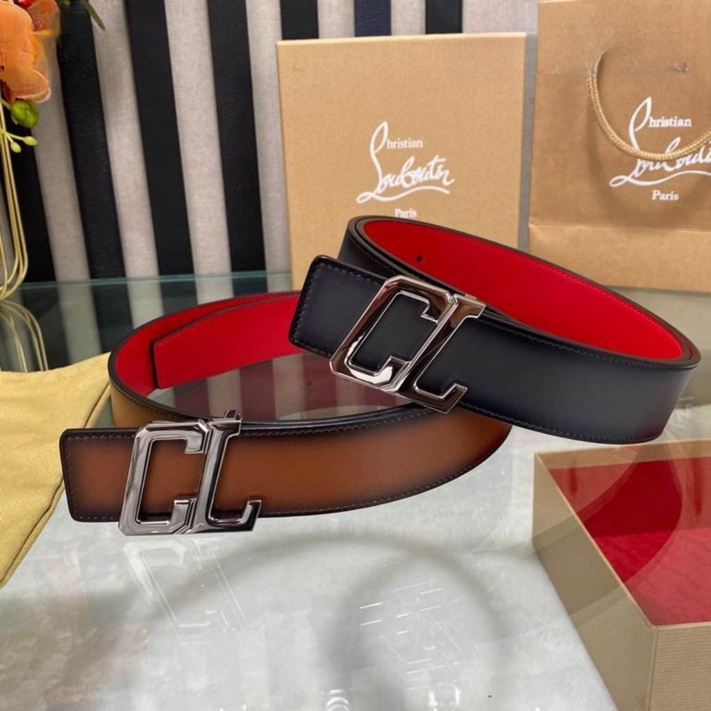 Red Bottom CL Signature Belt