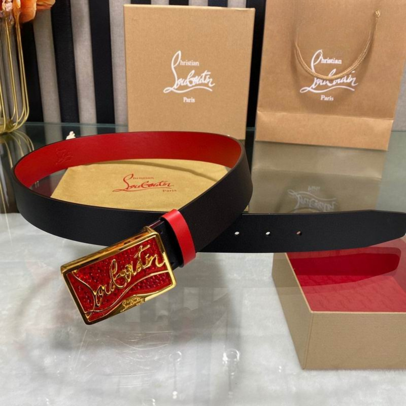 Red Bottom Signature Belt