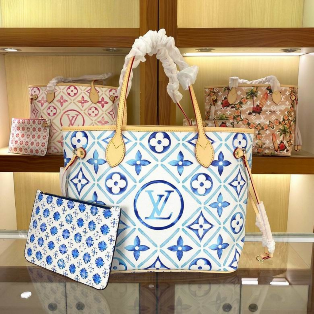Blue Riviera Tote Set
