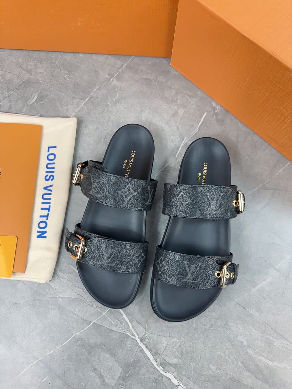 Monaco Double Strap Slides