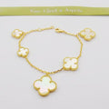 Ivory Clover Luxe Bracelet