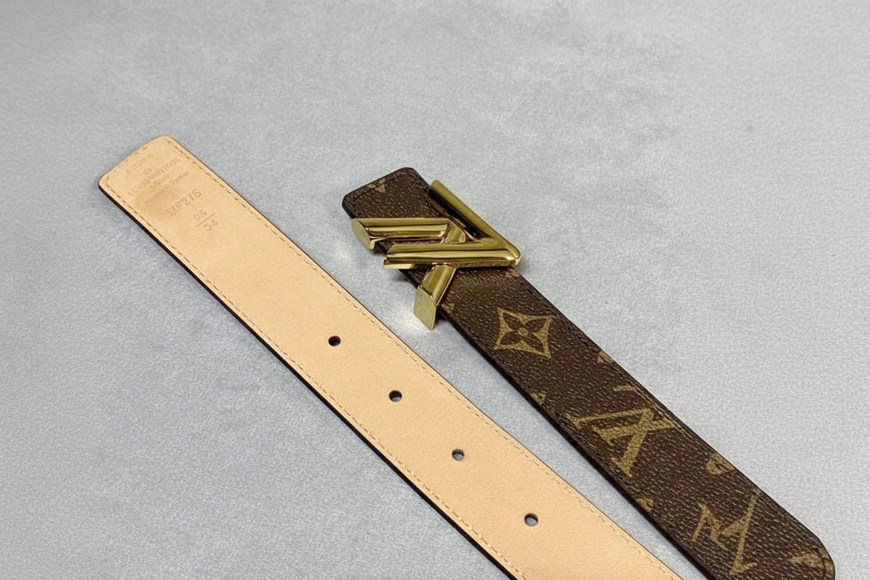 Monogram Luxe Signature V Buckle