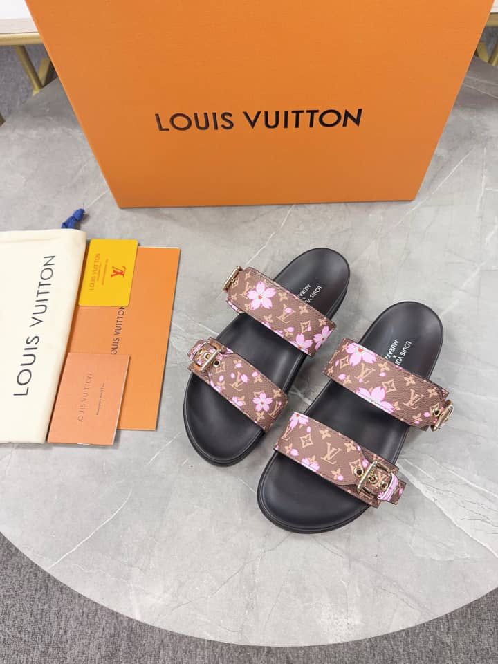 Monaco Double Strap Slides – Floral Edition