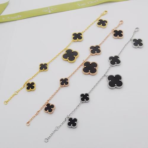 Midnight Clover Luxe Bracelet