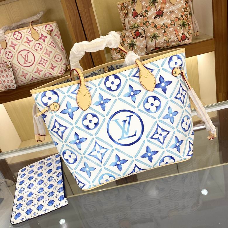 Blue Riviera Tote Set