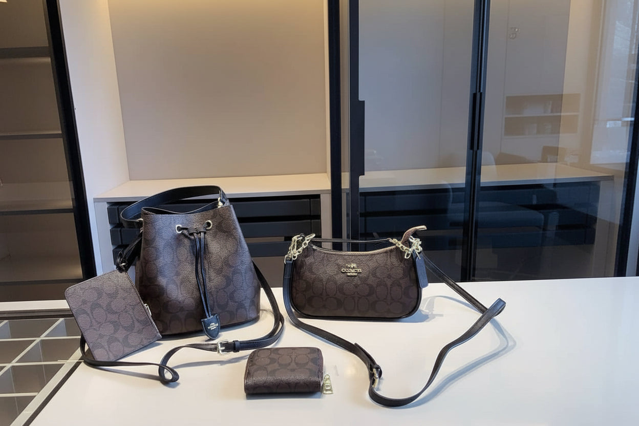 Signature Monogram 4 Piece Luxe Set