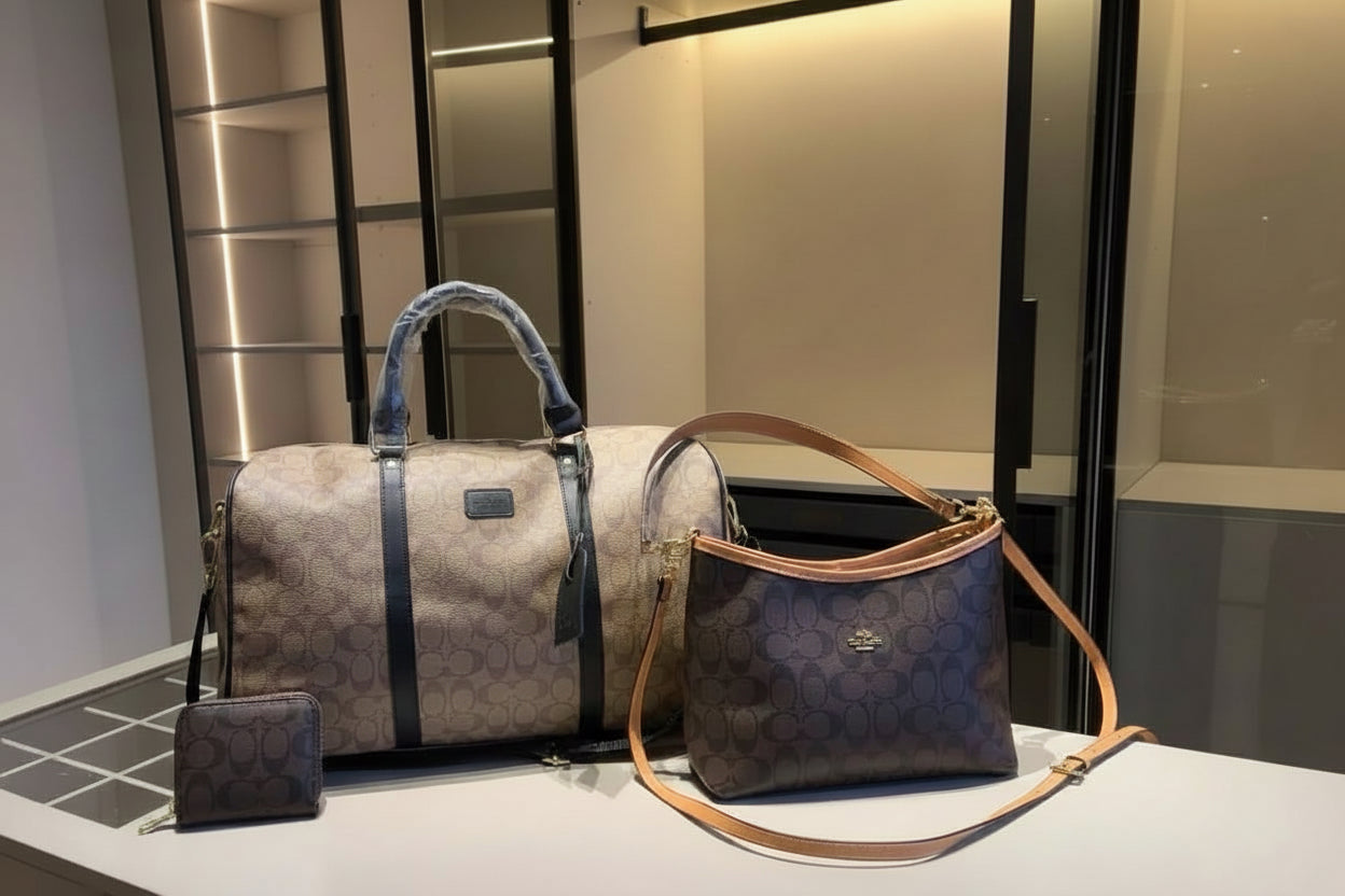 Signature Travel Carryall 3 Piece Luxe Set