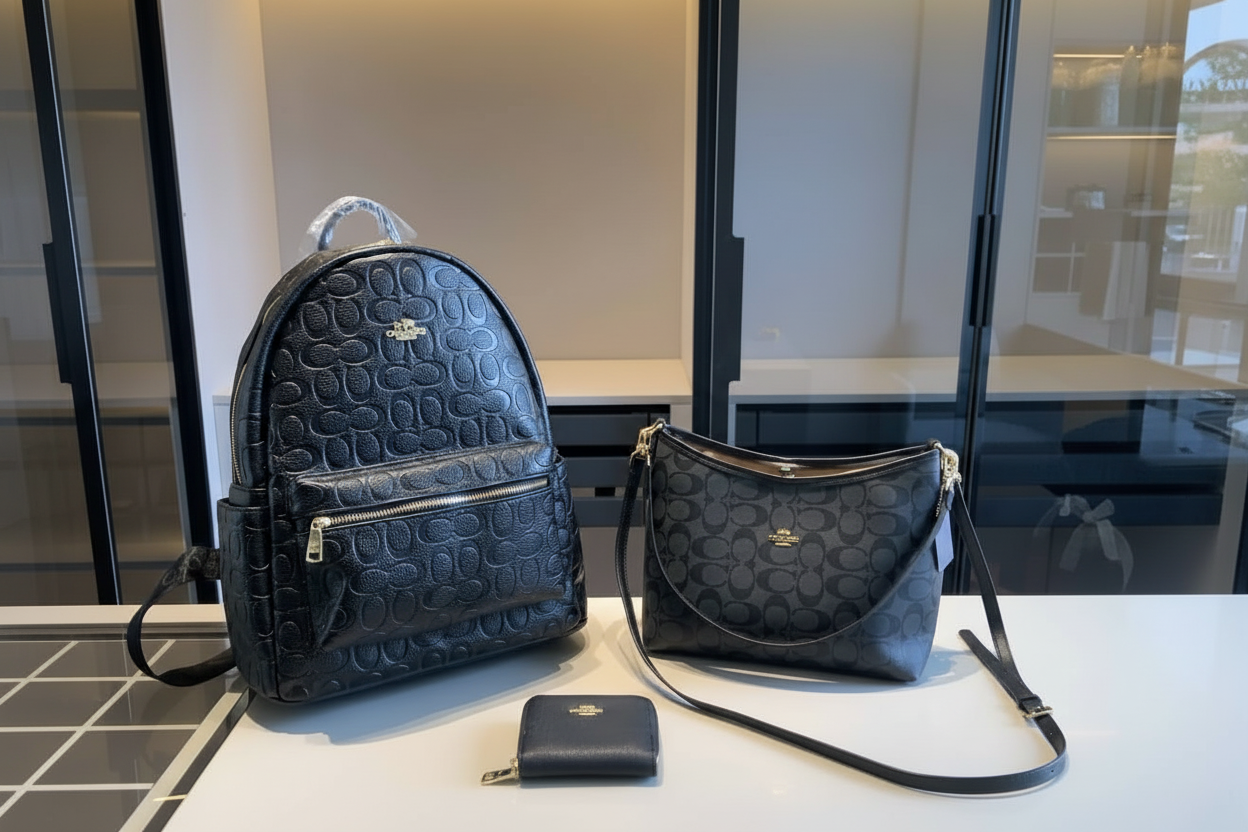 Everyday Backpack Signature 3 Piece Luxe Set